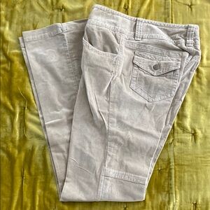 London Jeans The Christie Fit Stylish Vintage Beige Velvet Pants